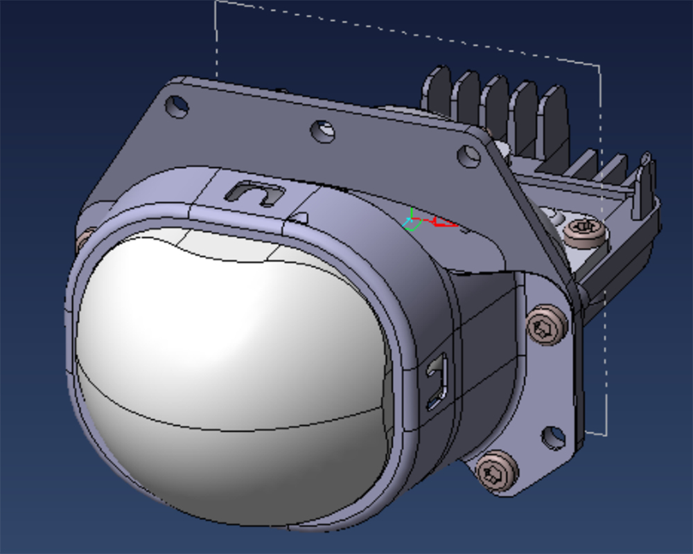 Φ65-57 LED projector lens