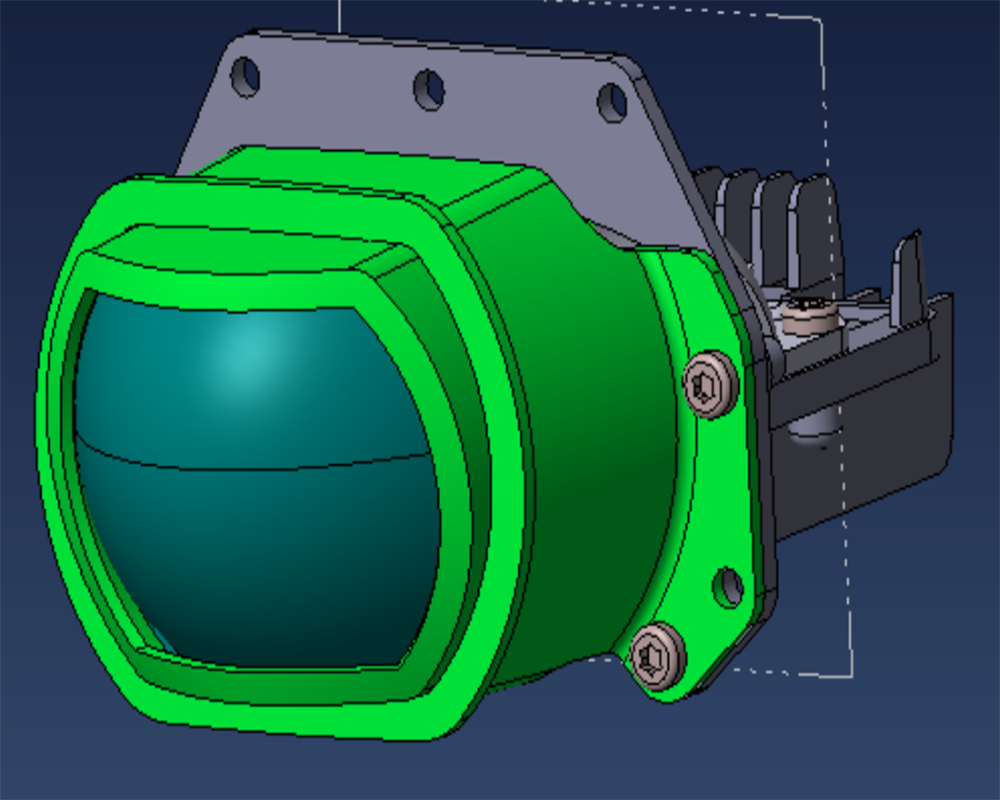 Φ63-45 LED projector lens