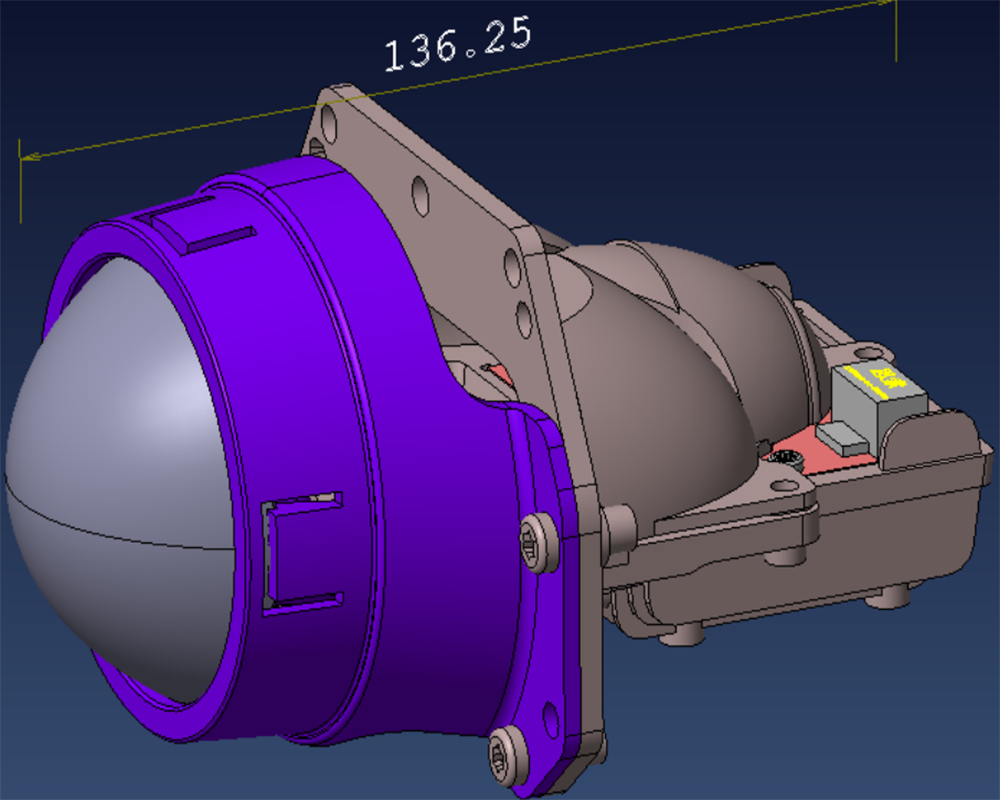 Φ60 LED projector lens