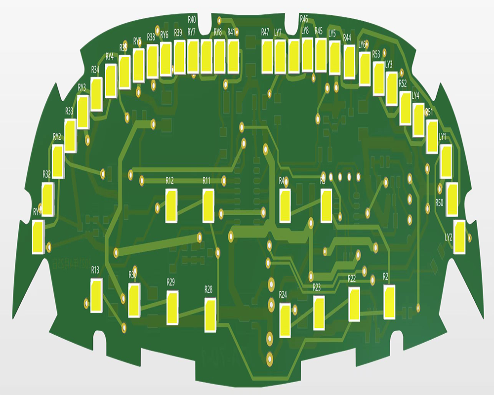 M-type LED PCB board